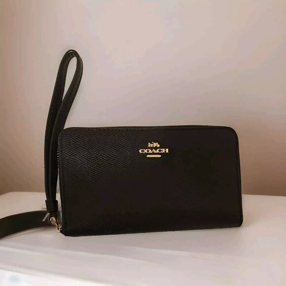 Coach Wristlet Wallet black F58053 - Picture 11 of 16